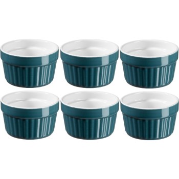 Mäser Services de plats en cocotte OMEA 9.5 cm, 6 pièces, pétrole