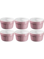 Mäser Services de plats en cocotte OMEA 9.5 cm, 6 pièces, rose