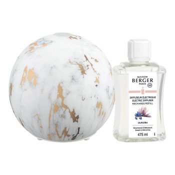 Maison B. Elektr. Diffusor Marbrure blanc, white