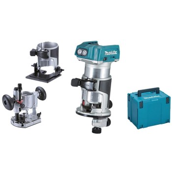 Makita SET 18V Einhandfräse / Kantenfräse, DRT50ZJX11 Makita SET 18V Einhandfräse / Kantenfräse, DRT50ZJX11