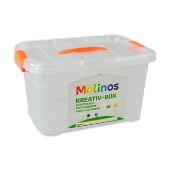 Malinos Kunststoffbox with Deckel and Clip, 35 l, 25 x 24.5 x 19 cm Malinos Kunststoffbox with Deckel and Clip, 35 l, 25 x 24.5 x 19 cm