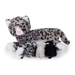 Mamanimals Animal en peluche Mama Cat & Babies 25 cm