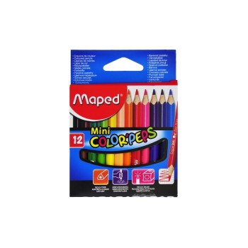 maped Crayons de couleur Color Peps Mini 12 pièces maped Crayons de couleur Color Peps Mini 12 pièces
