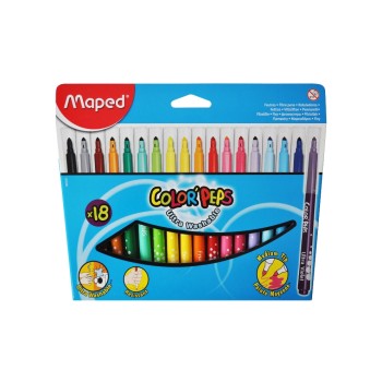 maped Feutres de coloriage Color Peps 18 pièces maped Feutres de coloriage Color Peps 18 pièces