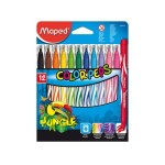 maped Feutres de coloriage Jungle 12 pièces