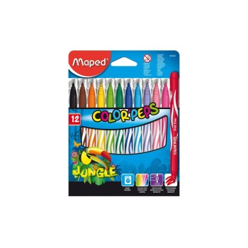 maped Feutres de coloriage Jungle 12 pièces maped Feutres de coloriage Jungle 12 pièces