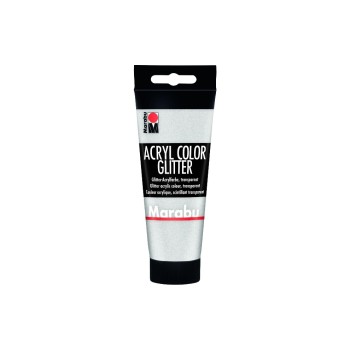 Marabu Acryl Color 100ml, glitter-argent