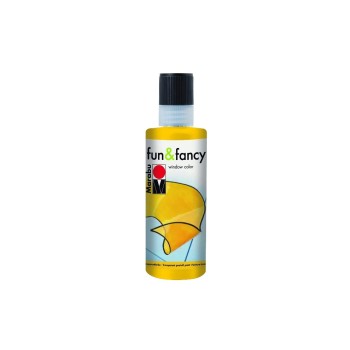 Marabu Window Color Fun & Fancy, 80ml, jaune