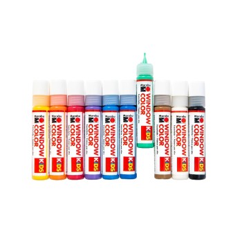 Marabu Window Color Fun & Fancy, 10 x 25ml