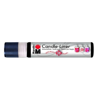 Marabu Kerzenmalfarbe 25ml, Candle-Liner black