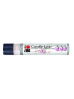 Marabu Peinture pour bougie Candle-Liner Glitter 25 ml, Argenté