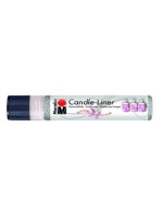 Marabu Kerzenmalfarbe 25ml, Candle-Liner Glitzer silver