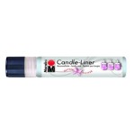 Marabu Peinture pour bougie Candle-Liner Glitter 25 ml, Blanc