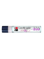 Marabu Peinture pour bougie Candle-Liner Glitter 25 ml, Blanc