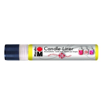 Marabu Kerzenmalfarbe 25ml, Candle-Liner yellow