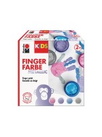 Marabu Fingerfarbe Metallic, 4 x 100 ml, ab 2 Jahren