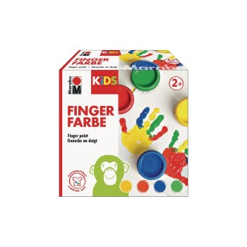 Marabu Fingerfarbe, 4 x 100ml