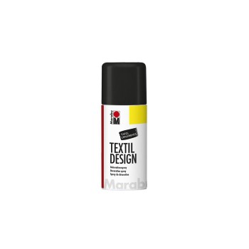 Marabu Dekorationsspray Textil Design, 150 ml-Dose, Tafel black Marabu Dekorationsspray Textil Design, 150 ml-Dose, Tafel black