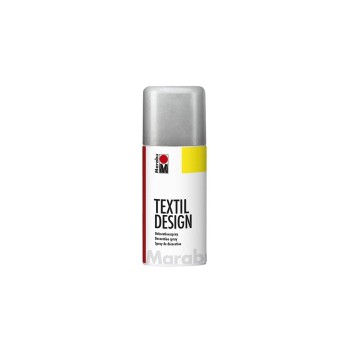 Marabu Dekorationsspray Textil Design, 150 ml-Dose, Metallic silver Marabu Dekorationsspray Textil Design, 150 ml-Dose, Metallic silver