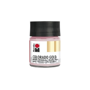 Marabu Metallic-Effektfarbe Colorado Gold, 50 ml, Rosé-Gold