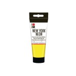 Marabu Peinture fluorescente sous lumière noire New York Neon 100 ml, Jaune