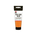 Marabu Peinture fluorescente sous lumière noire New York Neon 100 ml, Orange