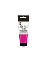 Marabu Peinture fluorescente sous lumière noire New York Neon 100 ml, Rose
