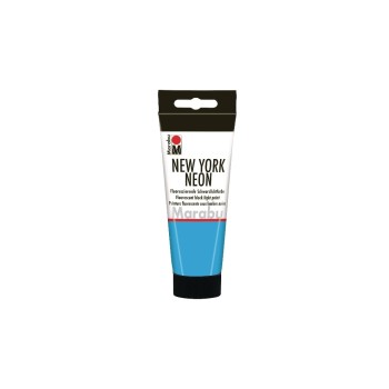 Marabu blacklichtfarbe New York Neon, 100 ml, blue Marabu blacklichtfarbe New York Neon, 100 ml, blue