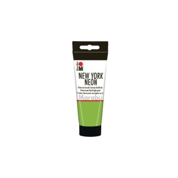 Marabu blacklichtfarbe New York Neon, 100 ml, grün Marabu blacklichtfarbe New York Neon, 100 ml, grün