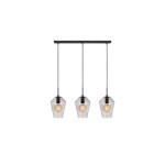 MARKSLOJD RETRO Pendelleuchte black /Smoke, exkl. 3x E27 max. 60W