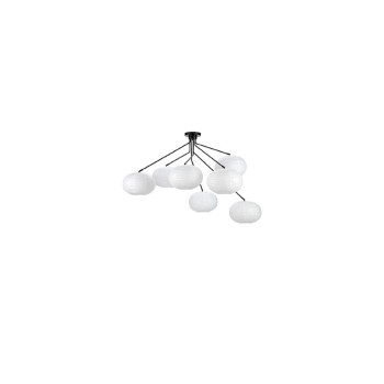 MARKSLOJD GALAXY Deckenleuchte Schwarz/Wei, exkl. 7x E14 max. 15W, DM 131cm MARKSLOJD GALAXY Deckenleuchte Schwarz/Wei, exkl. 7x E14 max. 15W, DM 131cm