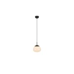 Markslöjd Lampe suspendue Rise Ø 25 cm, E27, noir/blanc