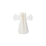 Markslöjd Décoration de table anges en papier, E14, 6W, 30 cm, blanc