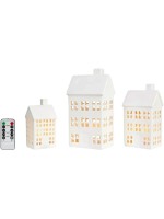 Markslöjd Maisons en céramique Eton, set de 3