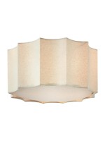 Markslöjd Plafonnier Olea à 2 flammes 35 cm Beige