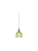 Markslöjd Lampe suspendue GOTA 1-flamme laiton antique vert