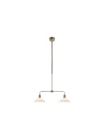 Markslöjd Lampe suspendue VELA à 2 flammes Blanc