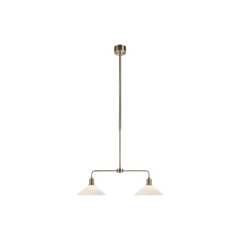 Markslöjd Pendelleuchte VELA, 2L, antiker messing/ws