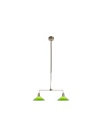 Markslöjd Lampe suspendue VELA à 2 flammes Vert