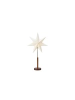 Markslöjd NOELLA Table Star, Rechargeable, 2 Leuchtmittel, brown/steel