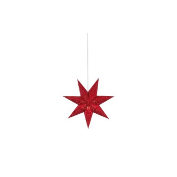 Markslöjd aratorp Star, 1 Leuchtmittel, 45cm, red paper
