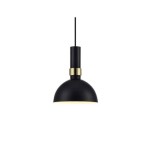 MARKSLOJD Larry 1L Pendelleuchte Schwarz, 106974, exkl. 1x E27 60W, Dimmbar