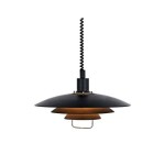 MARKSLOJD Kirkenes 1L Pendelleuchte Schwarz, 104540, exkl. 1x E27 60W, Dimmbar