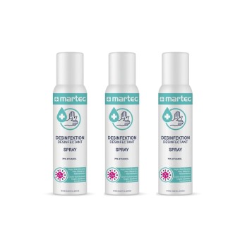 Martec Spray désinfectant pour les mains 3 x 100 ml Martec Spray désinfectant pour les mains 3 x 100 ml