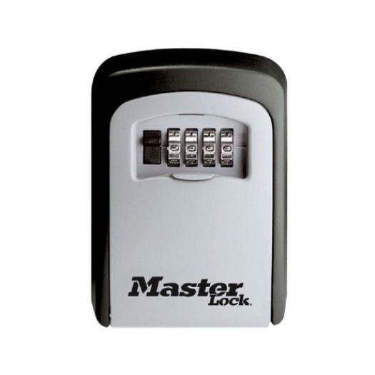 Masterlock Schlüsselsafe 5401EURD, zur Wandbefestigung, stabiles Metallgehäuse