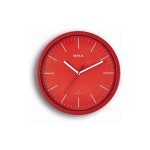 MAUL Wanduhr MAULjump, Rot, D: 30.5 cm, T: 4 cm, Funkuhr