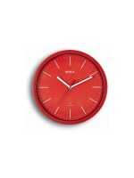 MAUL Wanduhr MAULjump, red, D: 30.5 cm, T: 4 cm,  Funkuhr
