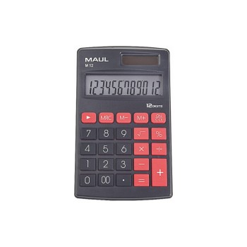Maul Calculatrice M12 Noir Maul Calculatrice M12 Noir