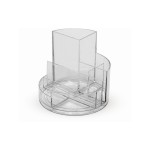 MAULrundbox Stifteköcher, glasklar