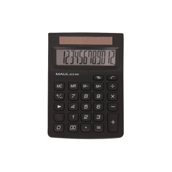 Maul Calculatrice ECO 650, 12 chiffres, noir Maul Calculatrice ECO 650, 12 chiffres, noir
